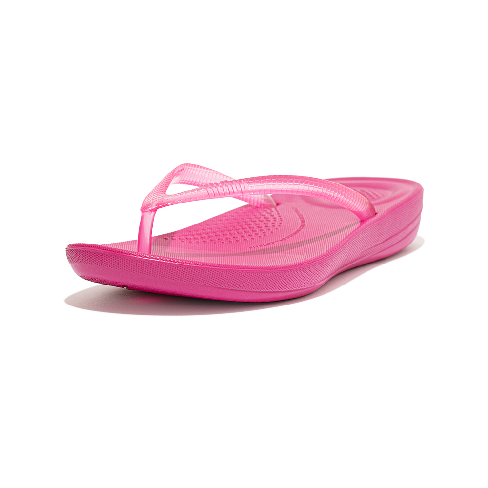 【FitFlop】iQUSHION TRANSPARENT FLIP-FLOPS透明輕量人體工學夾腳涼鞋(女)−米色 歷史價格詳細信息