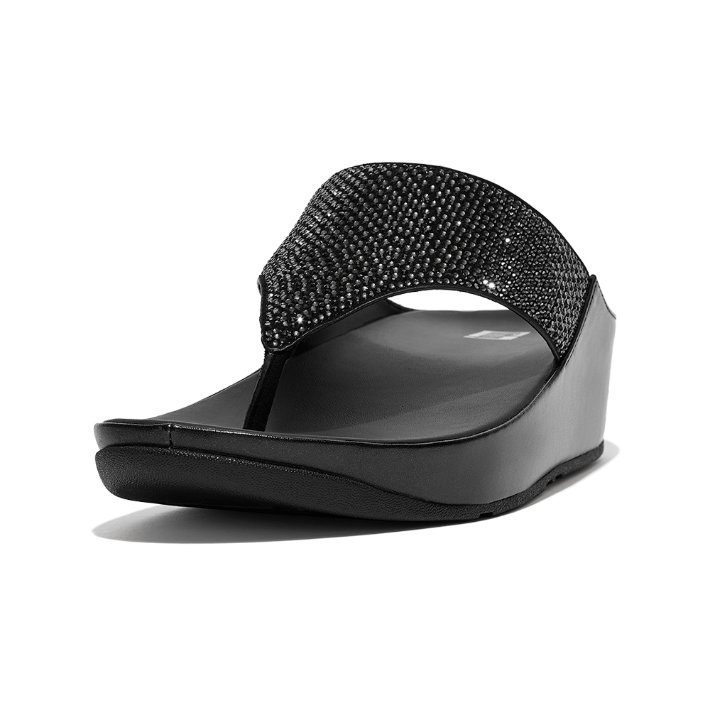 【FitFlop】OPALLE CRYSTAL TOE-POST SANDALS 水鑽造型夾腳涼鞋-女(玫瑰金) 歷史價格詳細信息