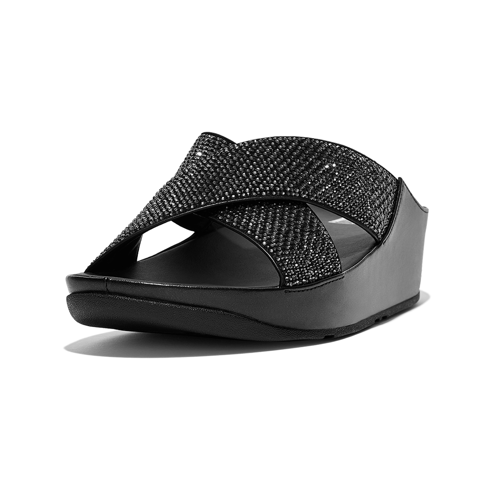 【FitFlop】OPALLE CRYSTAL TOE-POST SANDALS 水鑽造型夾腳涼鞋-女(玫瑰金) 歷史價格詳細信息