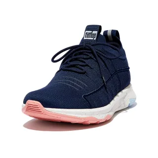 【FitFlop】VITAMIN FF e01 KNIT ELASTIC SPORTS SNEAKERS彈力帶撞色運動鞋-女(黑色) 歷史價格詳細信息