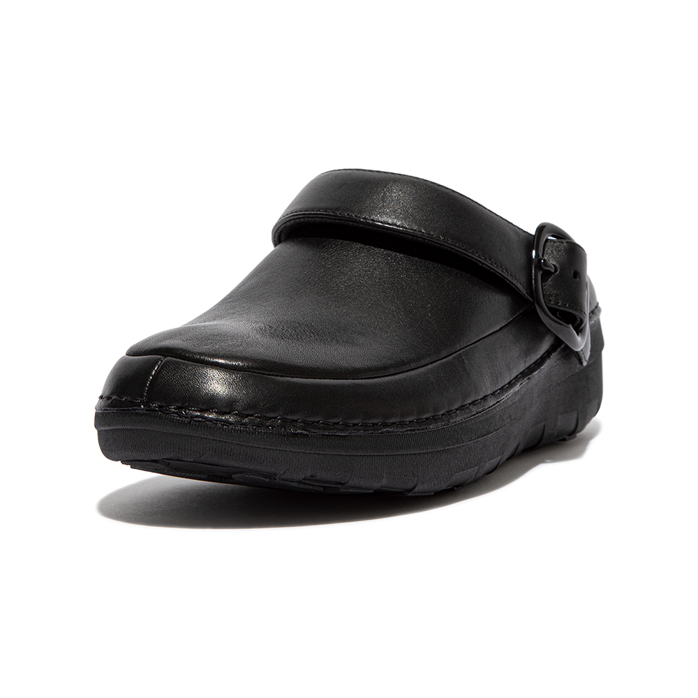 【FitFlop】GOGH PRO SUPERLIGHT可調式後帶木屐鞋穆勒鞋-女(黑色) 歷史價格詳細信息