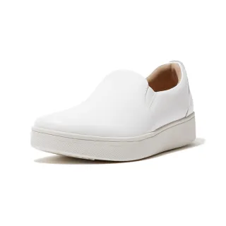 【FitFlop】RALLY LEATHER/SUEDE PANEL SNEAKERS時上百搭繫帶休閒鞋-女(都會白/玫瑰鹽) 歷史價格詳細信息