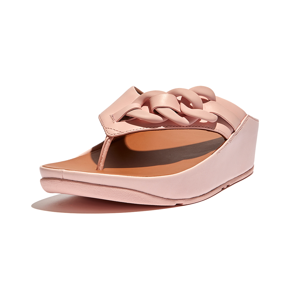 【FitFlop】OPALLE CRYSTAL TOE-POST SANDALS 水鑽造型夾腳涼鞋-女(玫瑰金) 歷史價格詳細信息