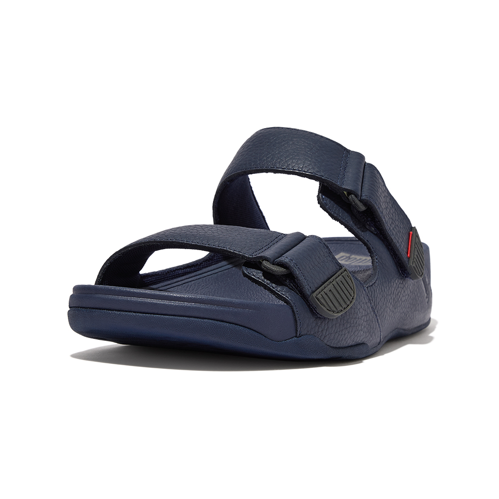 【FitFlop】GOGH MOC WATER-RESISTANT PERF BACK-STRAP SANDALS透氣淺水布後帶涼鞋-男(午夜藍/大溪地藍) 歷史價格詳細信息