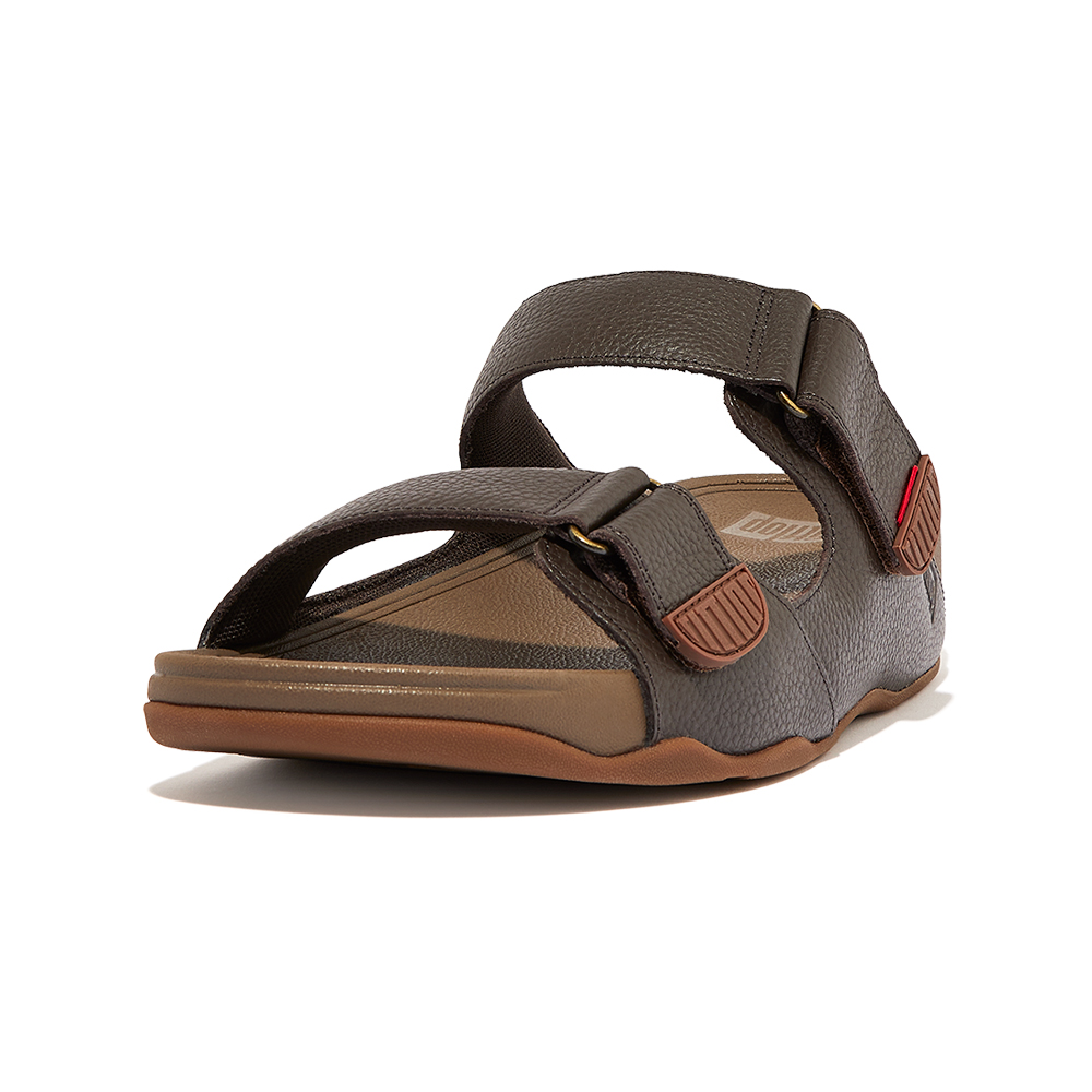 【FitFlop】GOGH MOC WATER-RESISTANT PERF BACK-STRAP SANDALS透氣淺水布後帶涼鞋-男(午夜藍/大溪地藍) 歷史價格詳細信息