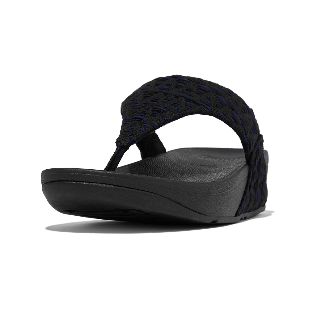 【FitFlop】LULU GEO-WEBBING CROSS SLIDES織帶交叉涼鞋-女(黑色) 歷史價格詳細信息