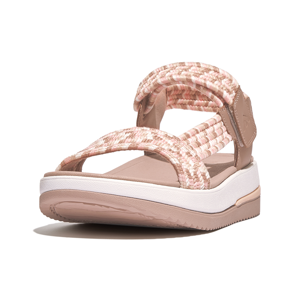 【FitFlop】SURFF ADJUSTABLE LEATHER BACK-STRAP SANDALS運動風可調式皮革後帶涼鞋-女(靓黑色) 歷史價格詳細信息