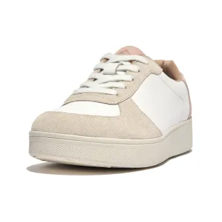 【FitFlop】RALLY LEATHER/SUEDE PANEL SNEAKERS時上百搭繫帶休閒鞋-女(都會白/玫瑰鹽) 價格比較,價格查詢,歷史價格詳細信息