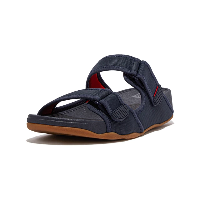 【FitFlop】GOGH MOC MENS BUCKLE LEATHER SLIDES扣環裝飾皮革雙帶涼鞋-男(巧克力棕) 歷史價格詳細信息