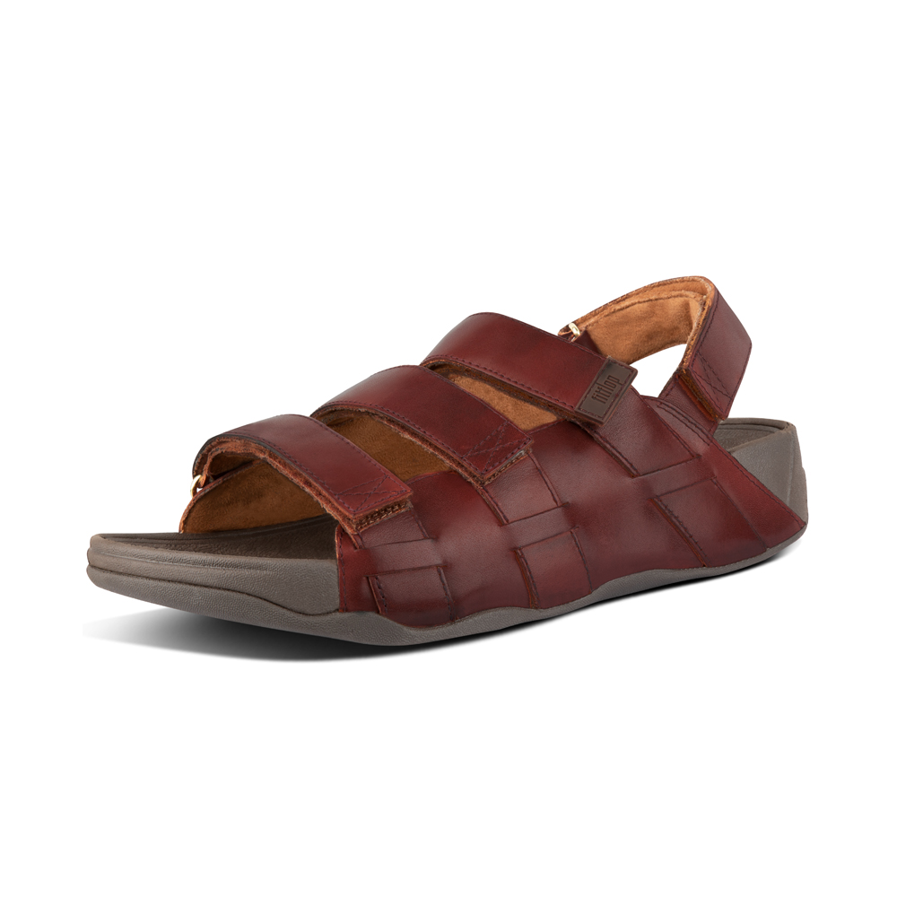【FitFlop】ETHAN BACK-STAP SANDALS可調整式魔鬼氈後帶涼鞋-男(靚黑色) 歷史價格詳細信息