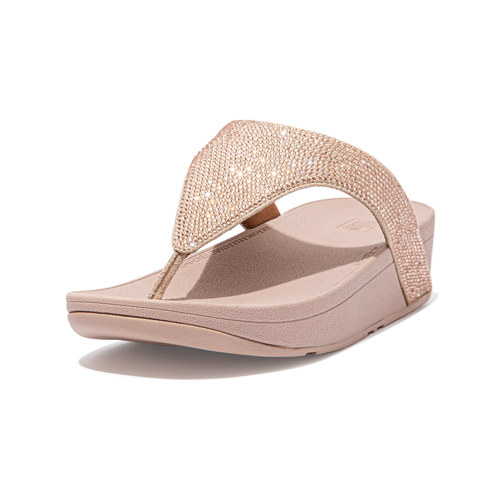 【FitFlop】LOTTIE SHIMMERCRYSTAL 經典水鑽夾腳涼鞋-女(玫瑰金) 價格比較,價格查詢,歷史價格詳細信息