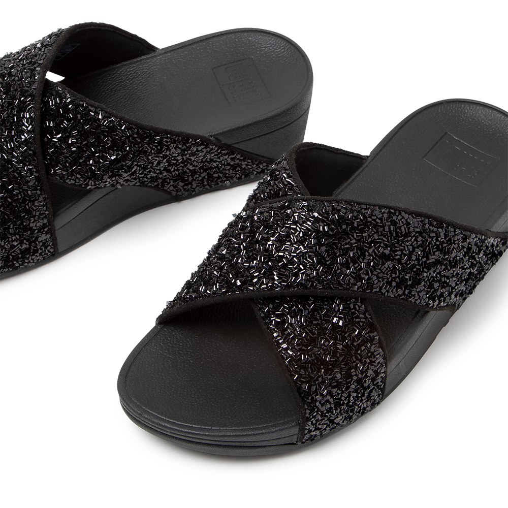 【FitFlop】LULU SHIMMERFOIL BACK-STRAP SANDALS 經典可調整式後帶涼鞋-女(金色) 歷史價格詳細信息