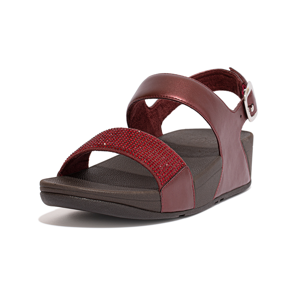 【FitFlop】LULU CRYSTAL-BUCKLE LEATHER CROSS SLIDES 環形閃亮金屬扣飾交叉涼鞋-女(奶油色) 歷史價格詳細信息