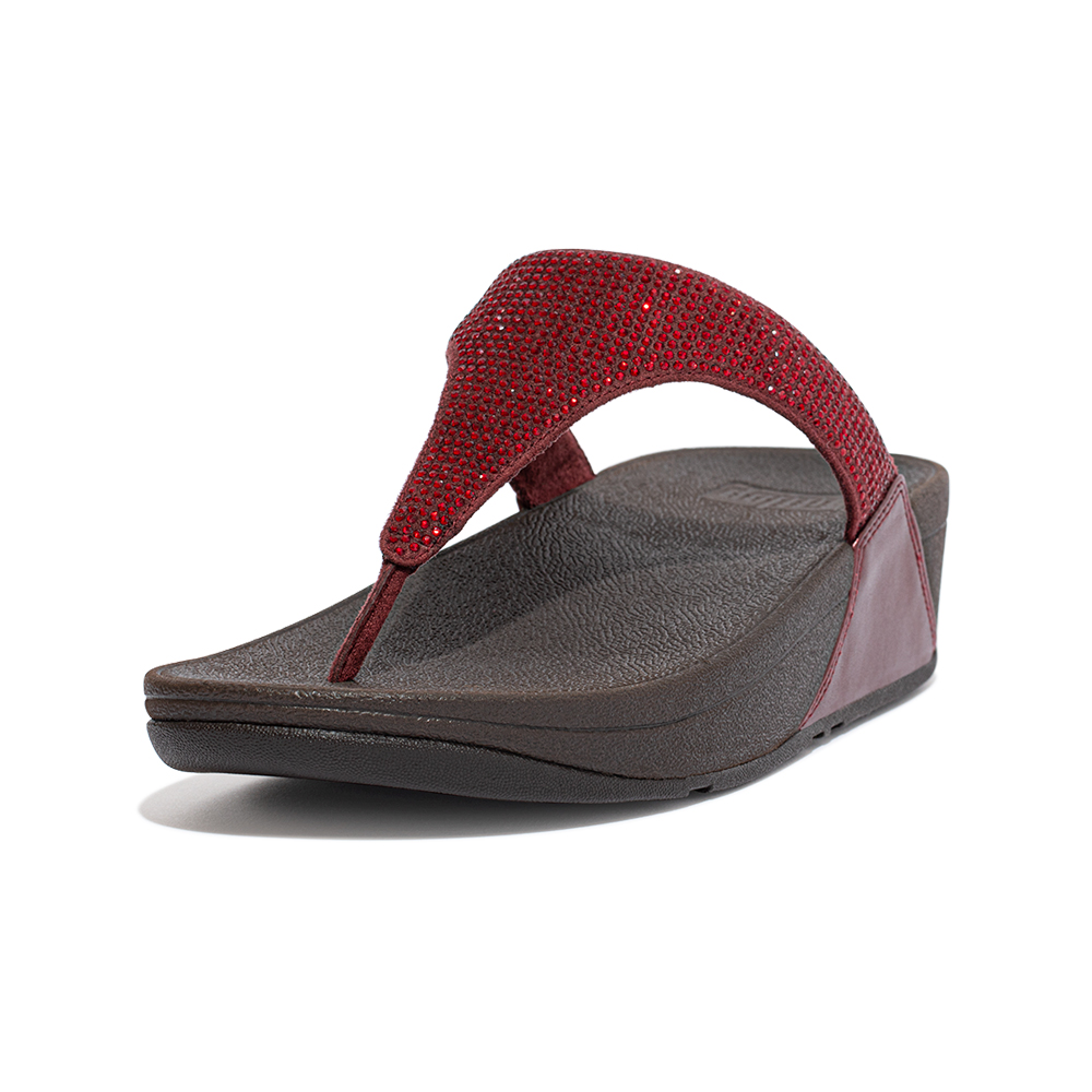 【FitFlop】LULU CRYSTAL EMBELLISHED TOE-POST SANDALS夾腳涼鞋-女奶油色 歷史價格詳細信息
