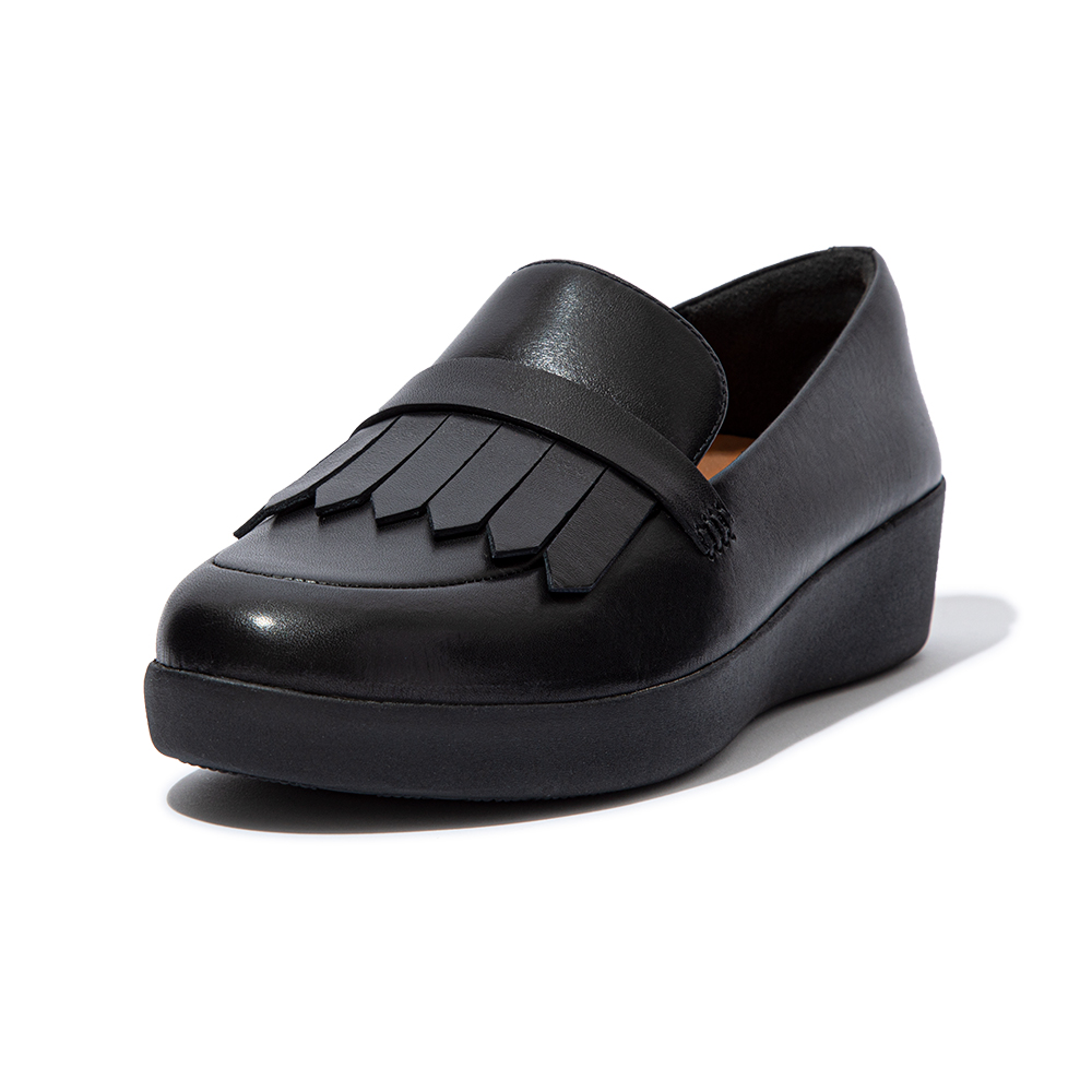 【FitFlop】SUPERSKATE PATENT CROC-PRINT LOAFERS 輕量休閒樂福鞋-女(米色) 歷史價格詳細信息