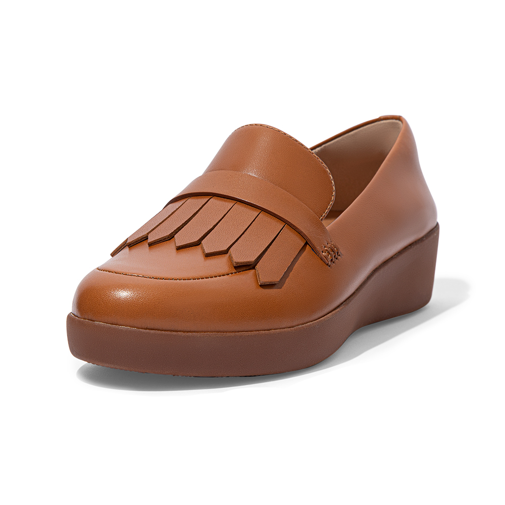 【FitFlop】SUPERSKATE PATENT CROC-PRINT LOAFERS 輕量休閒樂福鞋-女(米色) 歷史價格詳細信息