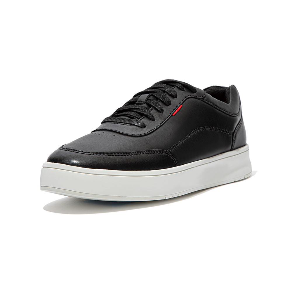 【FitFlop】RALLY X LEATHER SLIP-ON SKATES 易穿脫休閒鞋-男(靓黑色) 歷史價格詳細信息