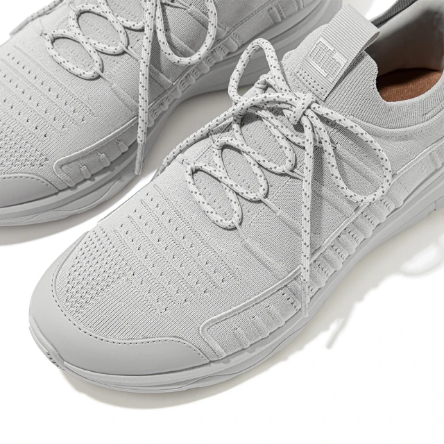 【FitFlop】VITAMIN FF e01 KNIT ELASTIC SPORTS SNEAKERS彈力帶撞色運動鞋-女(黑色) 歷史價格詳細信息