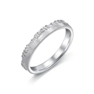 點睛品 V&A博物館系列 我的承諾 鉑金情侶結婚戒指(女戒) 歷史價格詳細信息