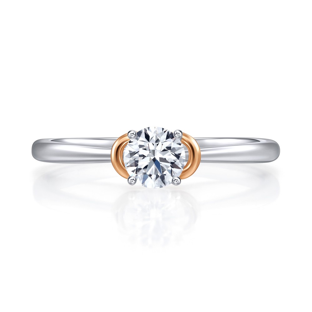 【PROMESSA】18K金 同心系列 鑽石結婚戒指 / 對戒款 歷史價格詳細信息