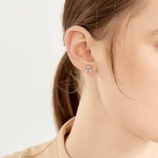 點睛品 三色堇 黃金鑽石耳環 (一對) 歷史價格詳細信息