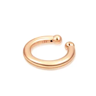 點睛品 Ear Play 18K玫瑰金極簡線條鑽石耳環/耳線 歷史價格詳細信息
