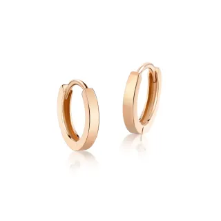 點睛品 簡約圓形 18K金鑽石耳環(單隻) 歷史價格詳細信息