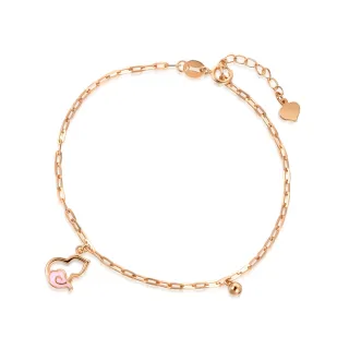 18K玫瑰金粉色雙層鍊四葉草腳鍊 歷史價格詳細信息