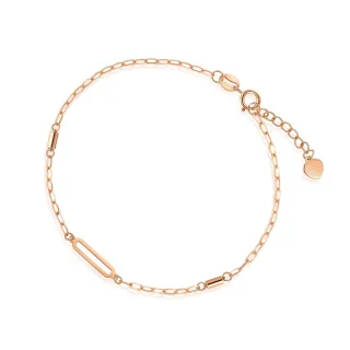 18K玫瑰金方形腳鍊 歷史價格詳細信息