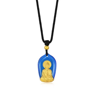 點睛品 琉璃藥師佛 黃金吊墜_計價黃金 歷史價格詳細信息