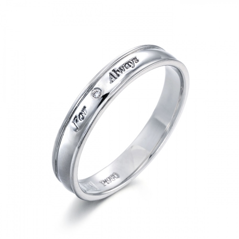 【PROMESSA】V&A博物館系列 此情不渝 鉑金情侶結婚戒指(男戒22-27) 歷史價格詳細信息