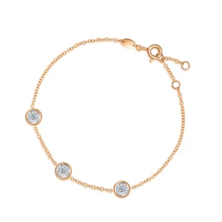 點睛品 Daily Luxe 炫幻星光 18K玫瑰金鑽石項鍊 歷史價格詳細信息