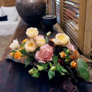 【CNFlower 西恩】花滿秋宴-粉 提籃花禮(送禮/花禮/鮮花/驚喜祝福) 歷史價格詳細信息