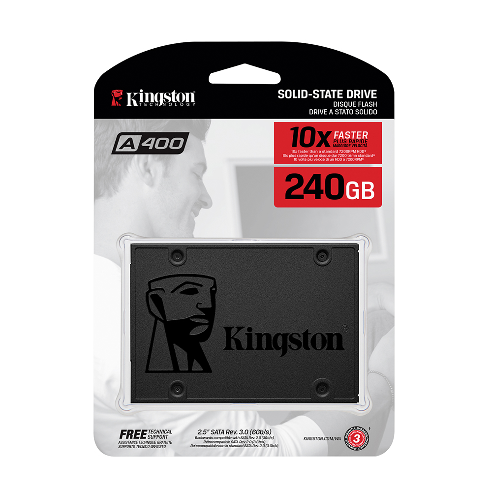 Kingston 金士頓 A400 240G 2.5吋 SATA SSD固態硬碟【三年保】 歷史價格詳細信息