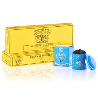 【TWG Tea】手工純棉茶包 法式伯爵茶 15包/盒(French Earl Grey;黑茶) 歷史價格詳細信息