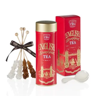 【TWG Tea】頂級訂製茗茶禮物組(南非國寶茶任選 100g/罐+計量銀匙+茶糖棒) 歷史價格詳細信息