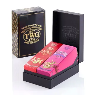 【TWG Tea】時尚茶罐四入 午夜時光之茶100g+銀月綠茶100g+英式早餐茶100g+盛夏緋紅120g 歷史價格詳細信息