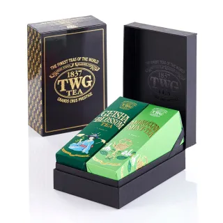 【TWG Tea】時尚茶罐四入 午夜時光之茶100g+銀月綠茶100g+英式早餐茶100g+盛夏緋紅120g 歷史價格詳細信息