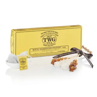 【TWG Tea】手工純棉茶包 皇家婚禮茶 15包/盒(Grand Wedding Tea;黑茶) 歷史價格詳細信息