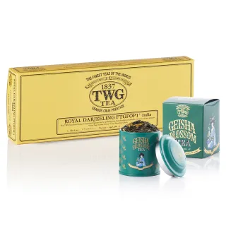【TWG Tea】皇家大吉嶺茶包禮物組(皇家大吉嶺 黑茶 15包/盒 +馬克杯+茶碟+茶棒糖) 歷史價格詳細信息