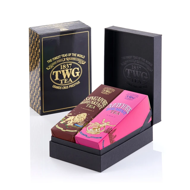 【TWG Tea】時尚茶罐雙入禮盒組 銀月綠茶100g+摩洛哥薄荷綠茶100g(綠茶) 歷史價格詳細信息