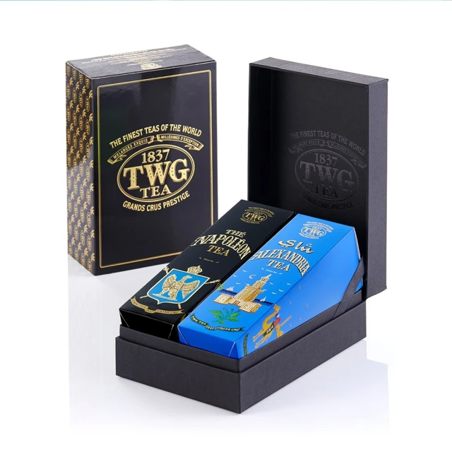 【TWG Tea】時尚茶罐雙入禮盒組 銀月綠茶100g+摩洛哥薄荷綠茶100g(綠茶) 歷史價格詳細信息