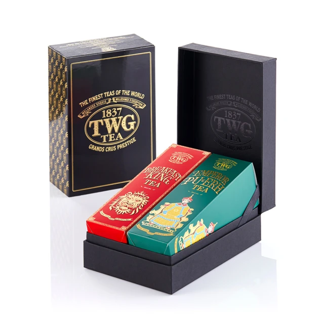 【TWG Tea】時尚茶罐雙入禮盒組 銀月綠茶100g+摩洛哥薄荷綠茶100g(綠茶) 歷史價格詳細信息