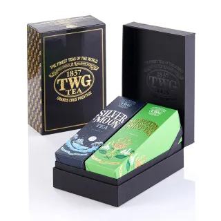 【TWG Tea】時尚茶罐四入 午夜時光之茶100g+銀月綠茶100g+英式早餐茶100g+盛夏緋紅120g 歷史價格詳細信息