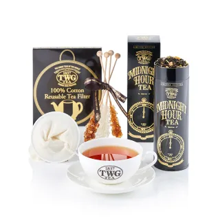 【TWG Tea】午夜時光之茶茶包禮物組(手工純棉茶包 15包/盒+茶碟+茶棒糖) 歷史價格詳細信息