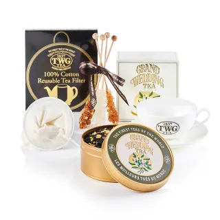 【TWG Tea】皇家大吉嶺茶包禮物組(皇家大吉嶺 黑茶 15包/盒 +馬克杯+茶碟+茶棒糖) 歷史價格詳細信息