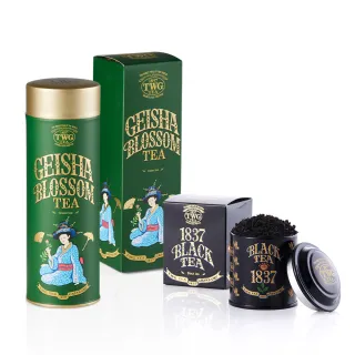 【TWG Tea】頂級訂製茗茶禮物組(南非國寶茶任選 100g/罐+計量銀匙+茶糖棒) 歷史價格詳細信息