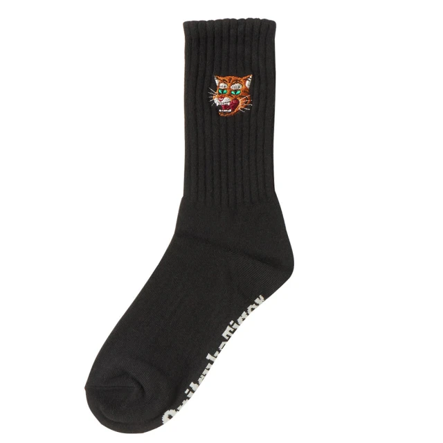 【Onitsuka Tiger】黑色老虎刺繡針織長袖上衣(2183B396-001) 歷史價格詳細信息