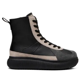 【Onitsuka Tiger】Onitsuka Tiger鬼塚虎-灰黑色拼接絎縫鈕扣外套(2183B415-020) 歷史價格詳細信息