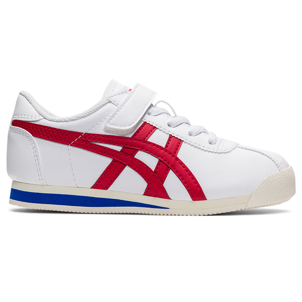 【Onitsuka Tiger】鬼塚虎 官方旗艦店 Onitsuka Tiger-MEXICO 66 BAJA TS 童鞋 紅邊(1184A054-100) 歷史價格詳細信息